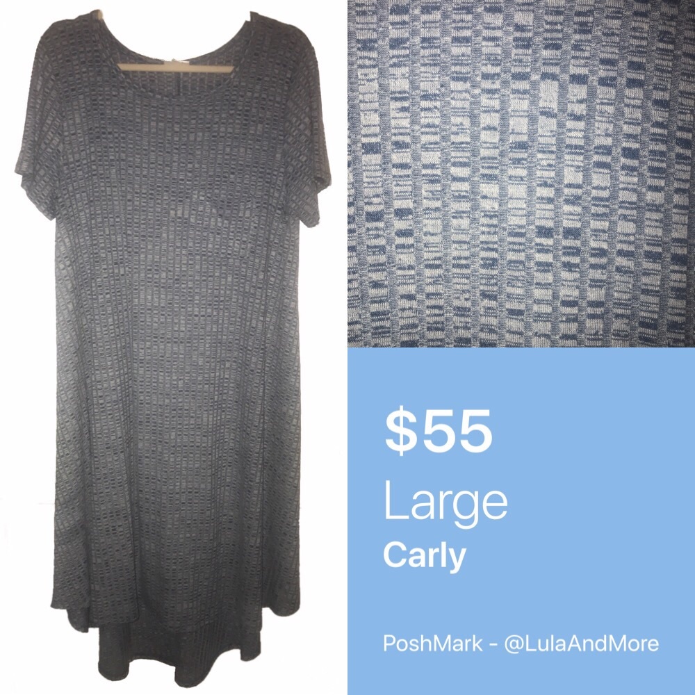 🆕 LuLaRoe Large Carly Hi-Lo Swing Dress - NWT